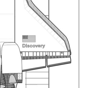 NASA Space Shuttle: Full Stack Front View (technical Drawing) - Etsy