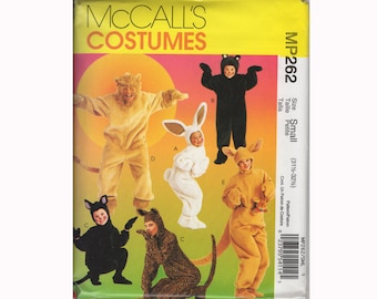 Vintage McCall's #MP262 Adult Animal Costumes Halloween Sewing Patterns/ Various Sizes