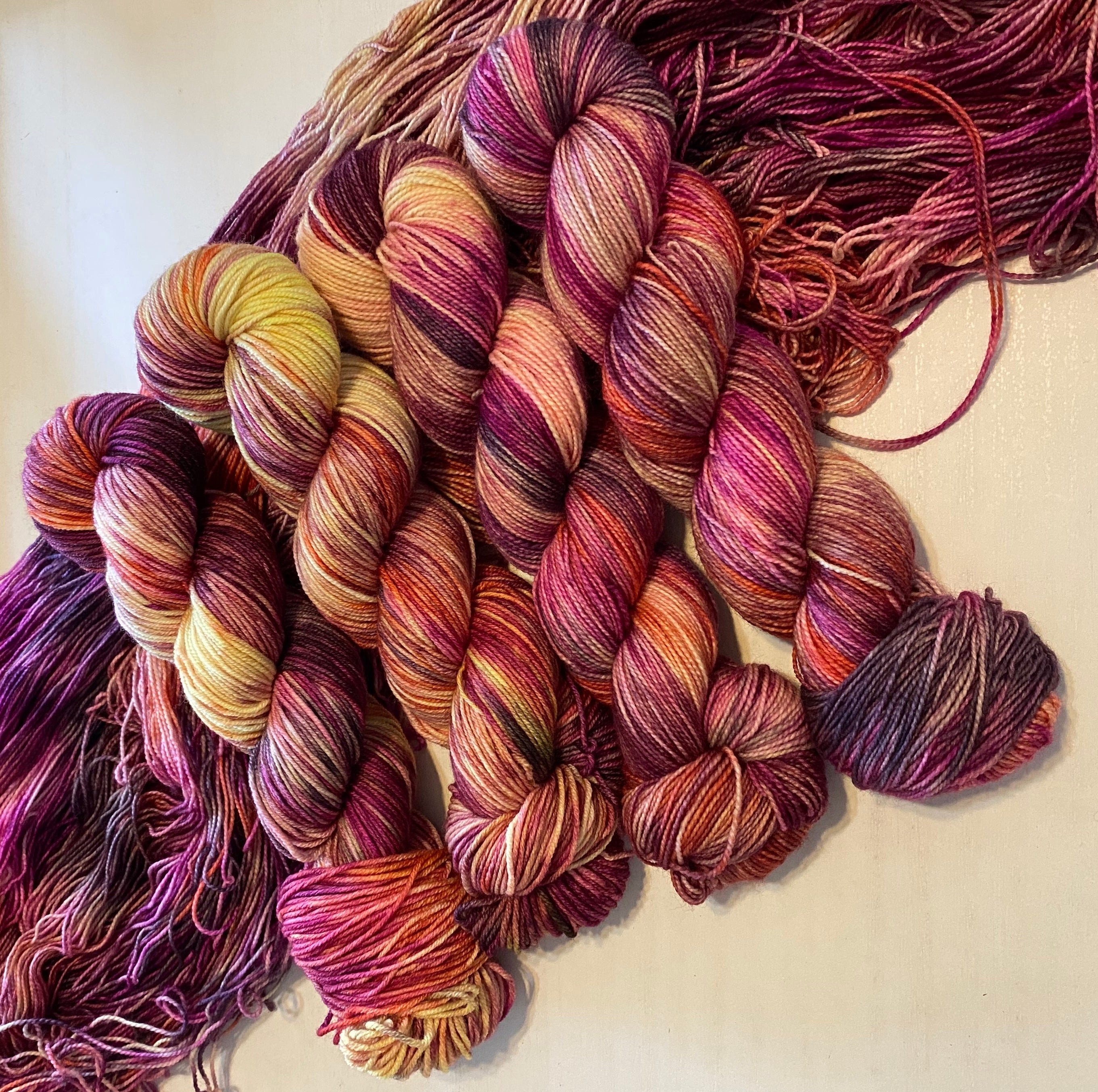 Hand-dyed Yarn Berry Tartlet (variegated/speckled) - Etsy