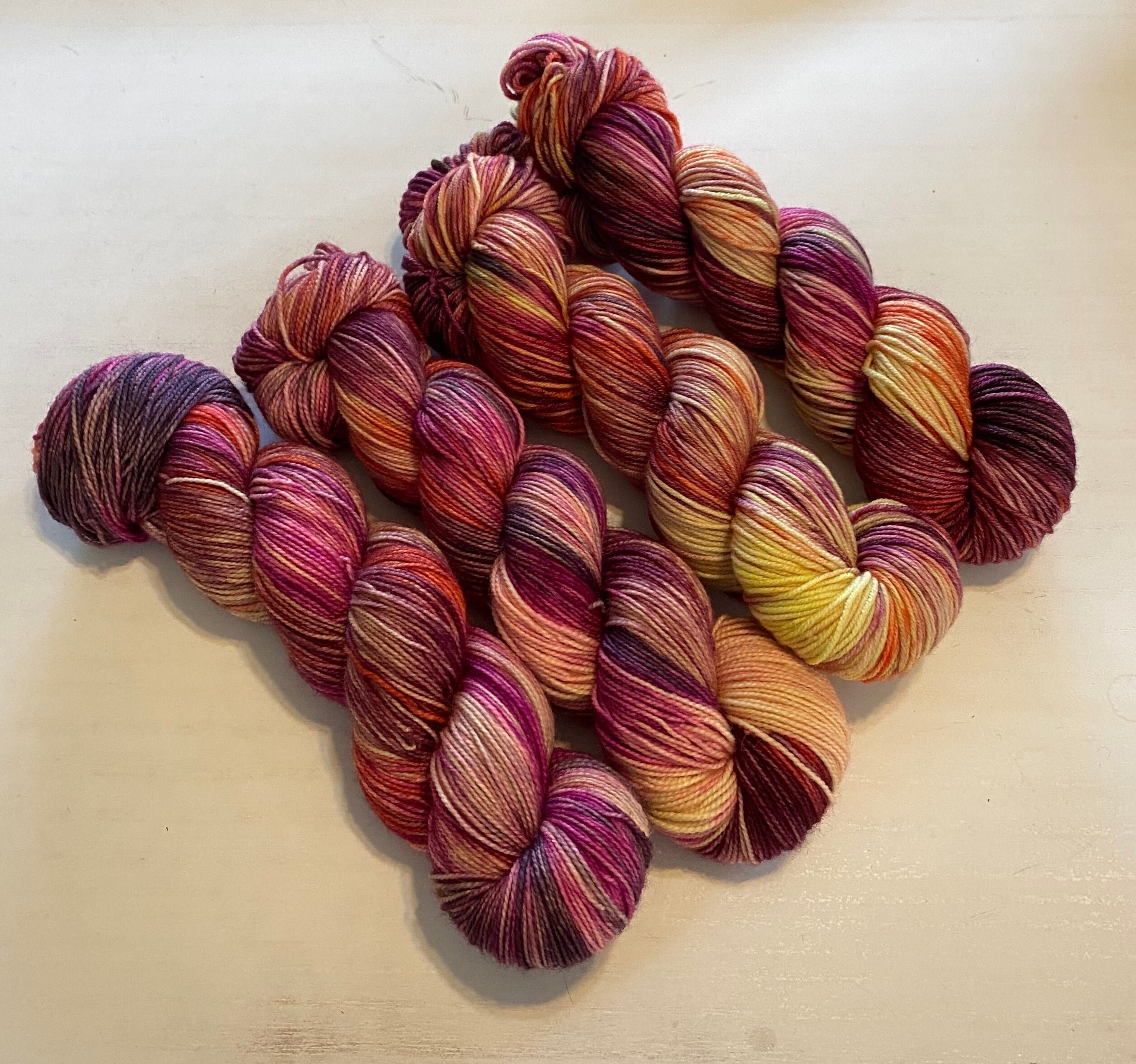 Hand-dyed Yarn Berry Tartlet (variegated/speckled) - Etsy