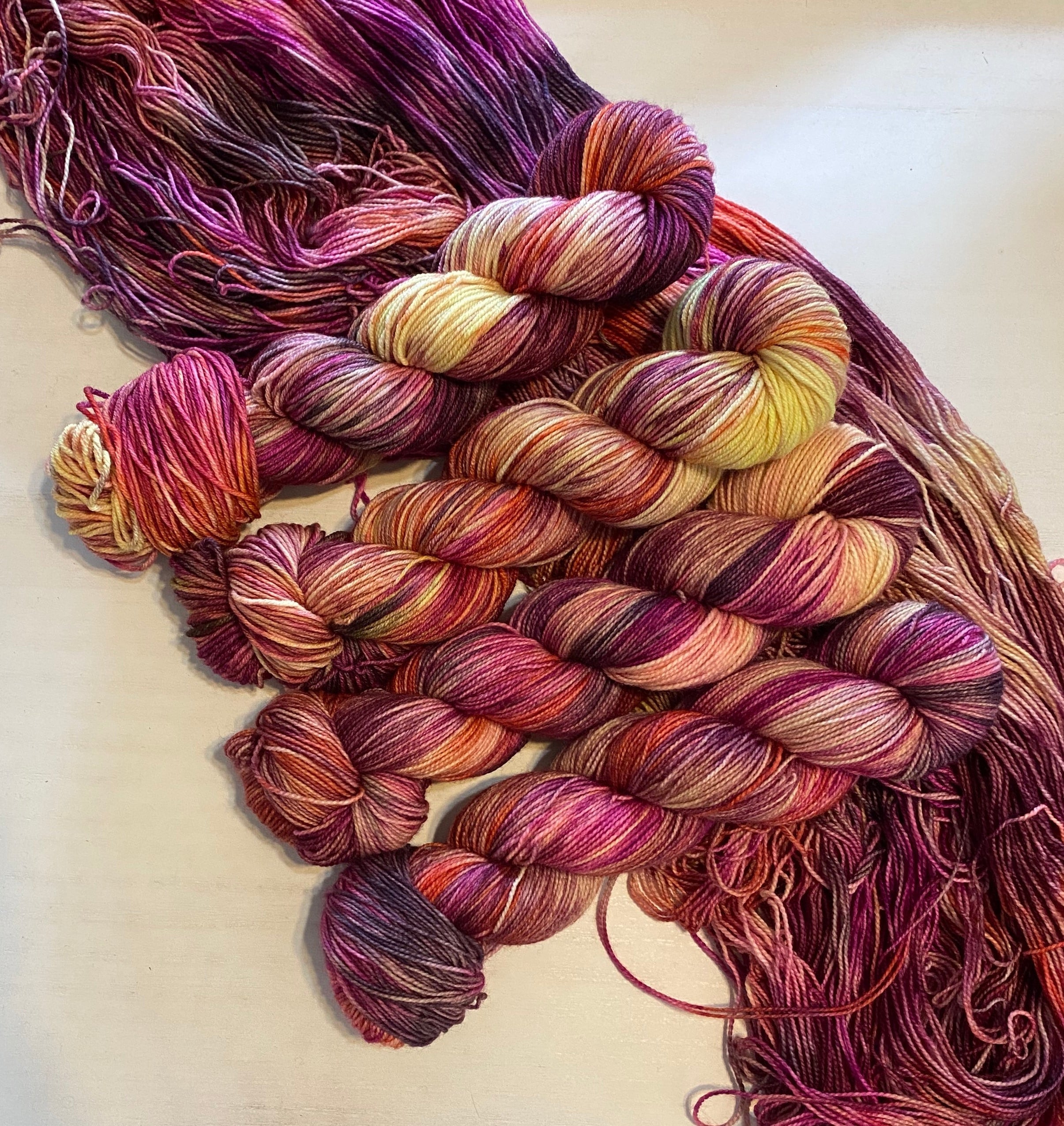 Hand-dyed Yarn Berry Tartlet (variegated/speckled) - Etsy