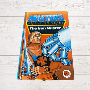 He - Man, Masters of the Universe. The Iron Master. Vintage ladybird book. 80s cartoon. She Ra, Princesses of Power. Great gift idea