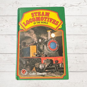 Vintage 1980s  ladybird book| Steam Locomotives of the World| Hardback Illustrated Book| Series 601 |Nostalgic Gift Idea