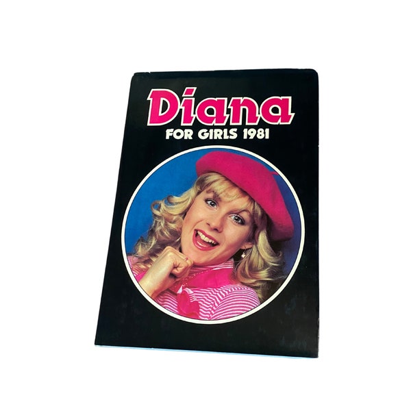 Vintage Diana Annual 1981. Full of fiction, fun, fashion, horoscopes ,pop and quizzes. Great nostalgic gift idea