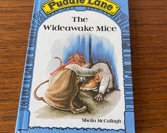 Puddle Lane. The Wideawake Mice . Vintage ladybird  book. Reading programme, stage 1. 80s TV series. Great nostalgic gift idea