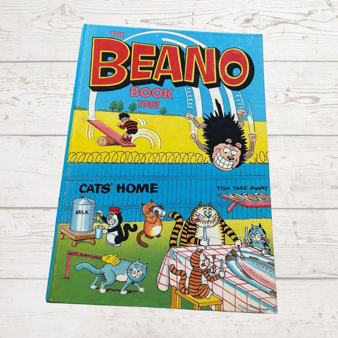 Vintage Beano Annual 1981.full of All Your Favourite Cartoon Characters ...