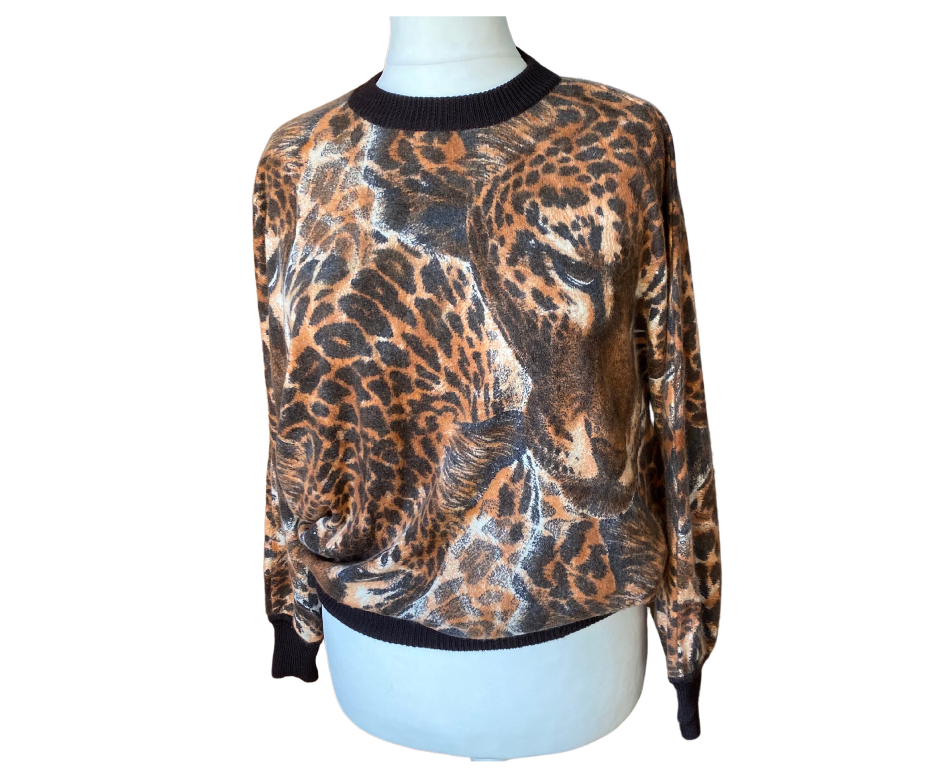 Retro Printed Jumper - Etsy UK
