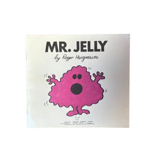 Original 1970s Mr Men Book, Mr Jelly by Roger Hargreaves. 1976. Great gift idea