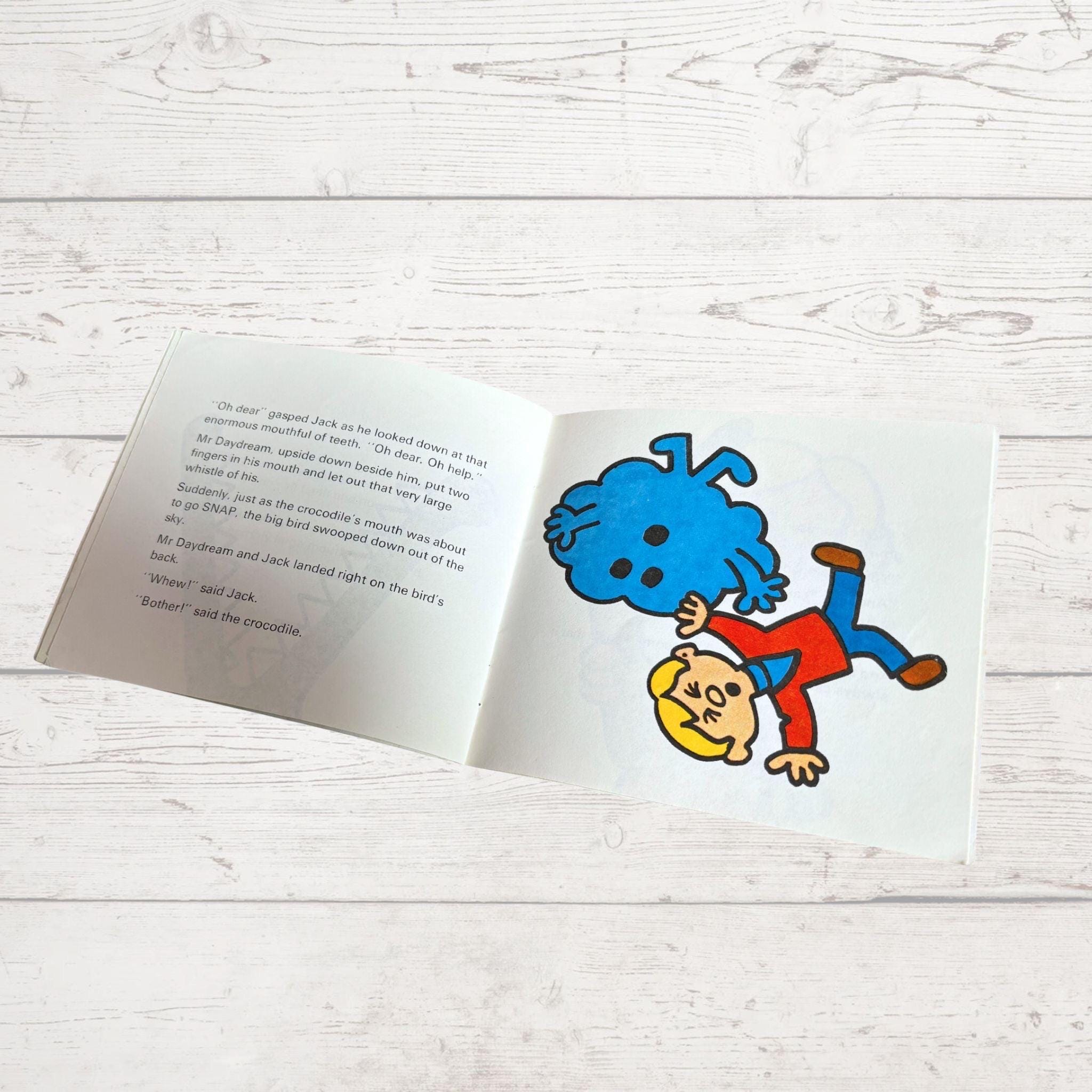 Mr. Daydream by Roger Hargreaves. Original 1970s the Mr Men Series