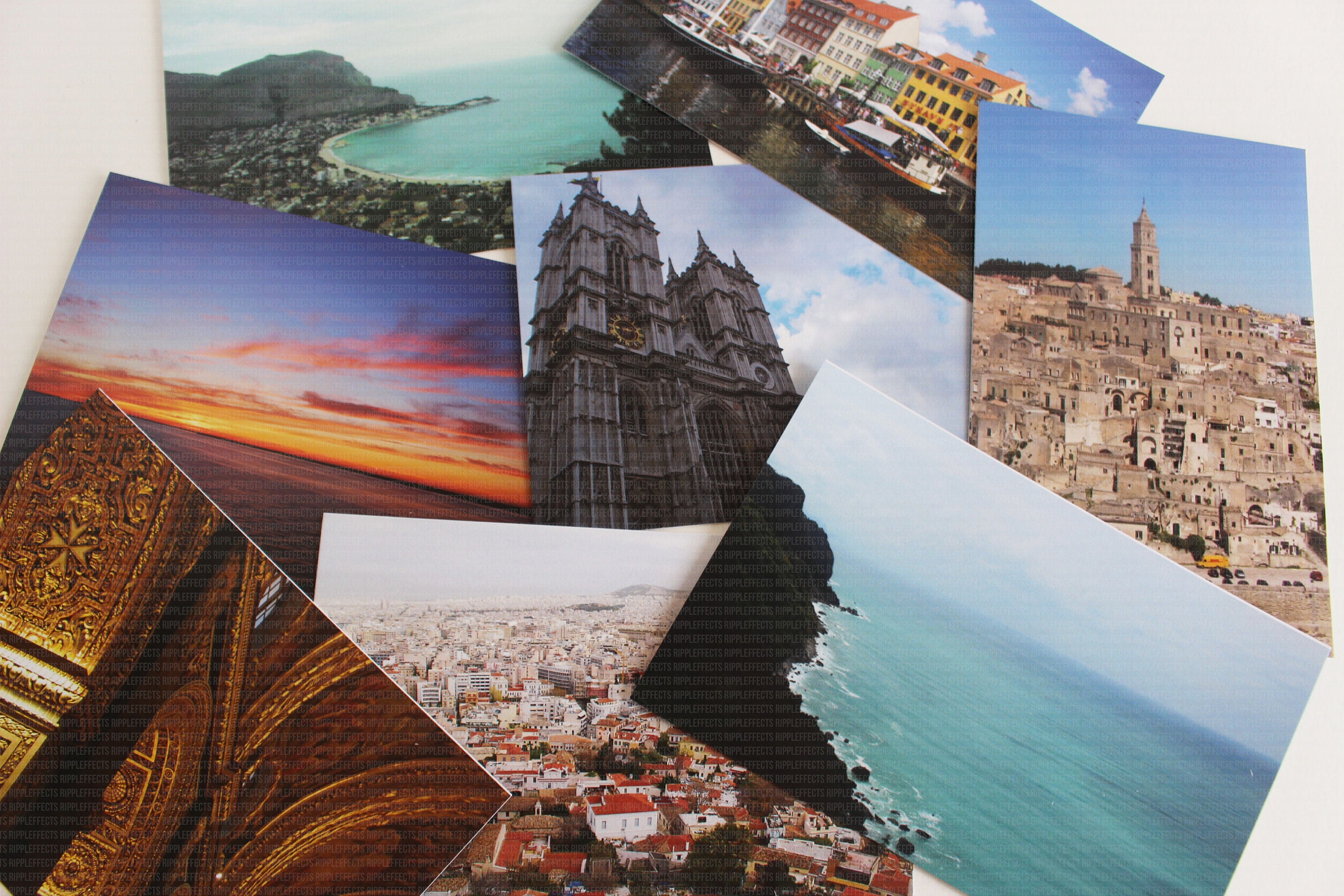 Europe Postcard Set 8 Pack Travel Photography Prints & Etsy