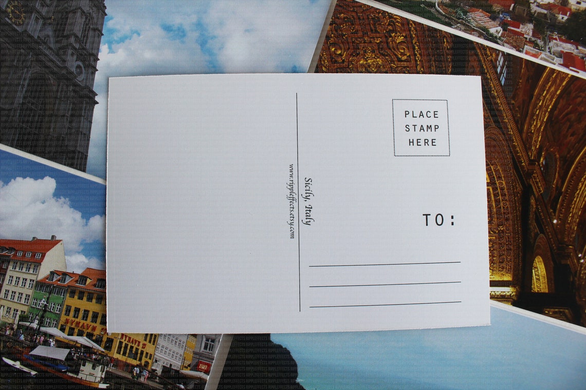 Europe Postcard Set 8 Pack Travel Photography Prints & Etsy