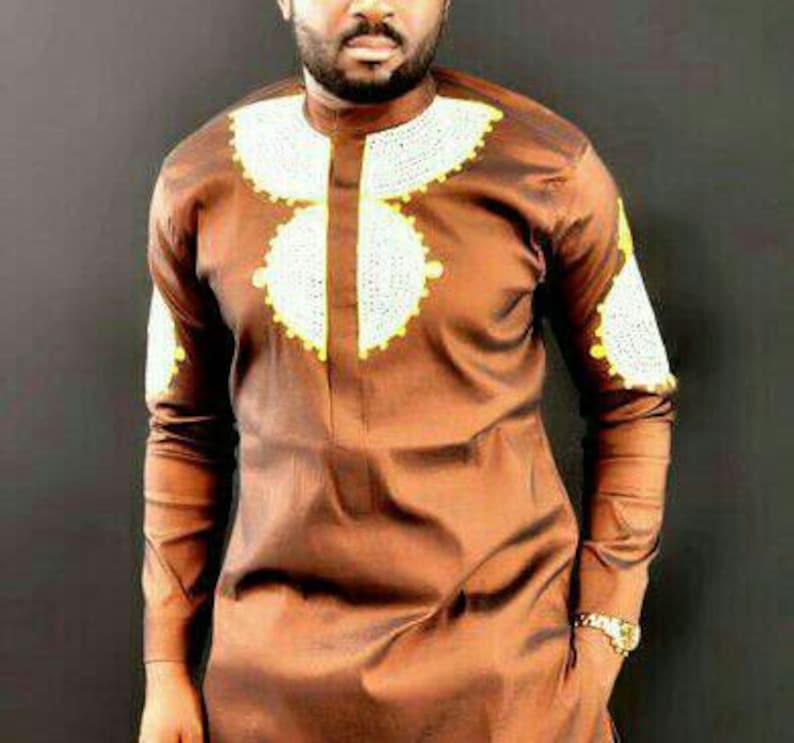 African Groomsmen Wedding Suit Dashiki Shirt Bespoke Men/'s Dashiki African men/'s clothing African Wear