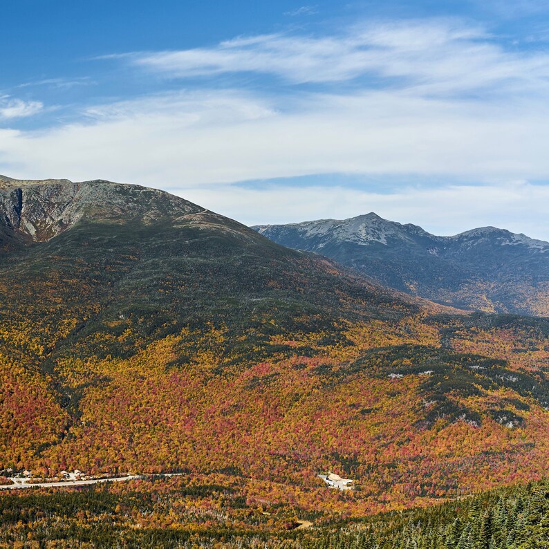 Mount Washington in Fall Colors Color Landscape Photograph | Etsy