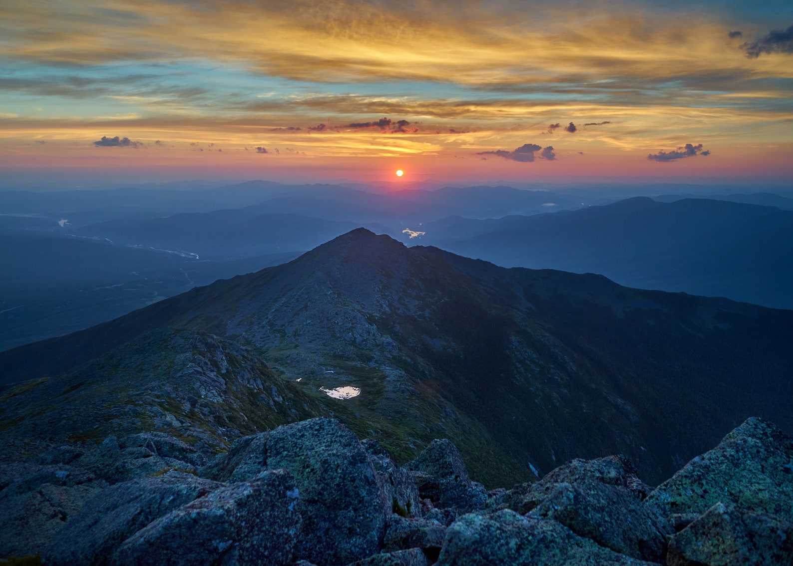 Vibrant Sunrise in the White Mountains Color Landscape | Etsy