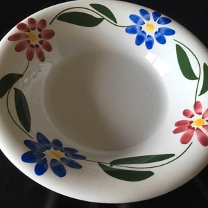 Prato de sopa pintado à mão MADE IN ITALY