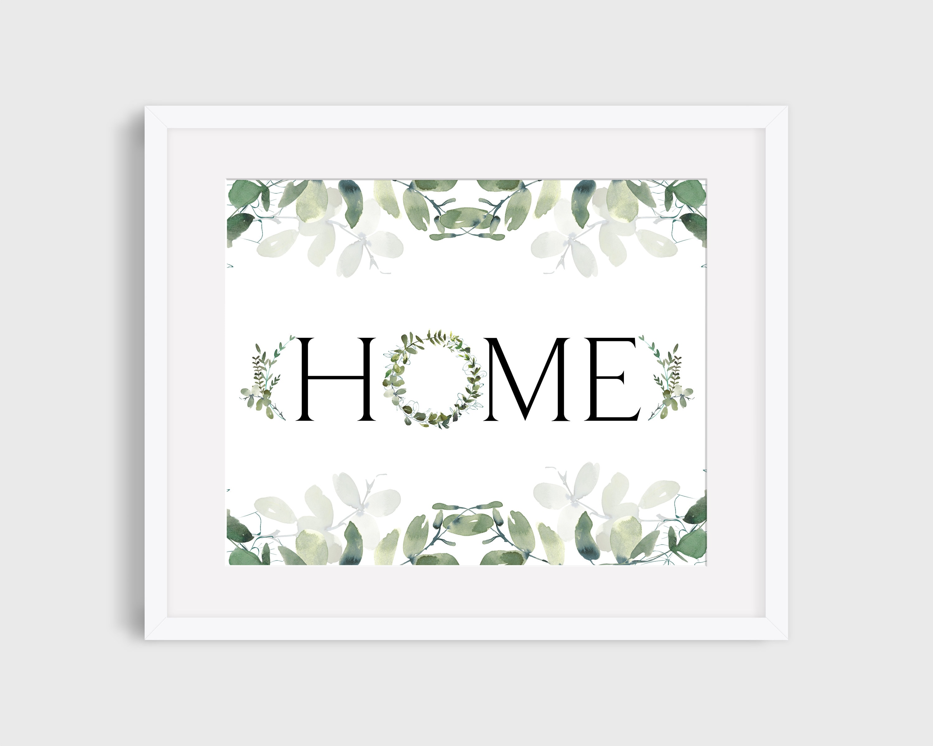 Printable Home Sign Printable Wall Decor Digital Download Etsy