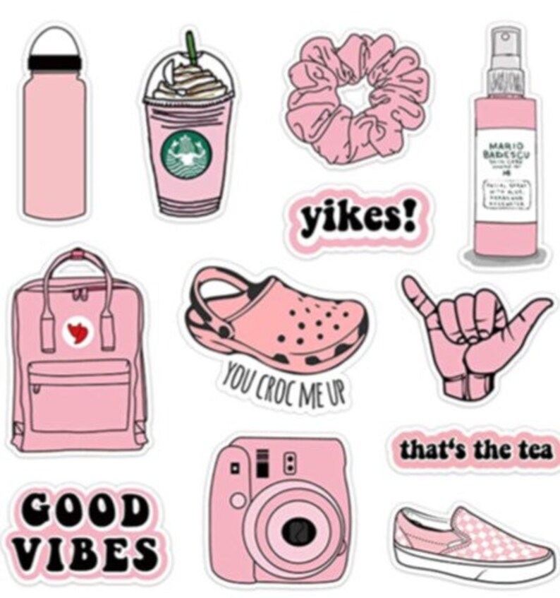 pink themed 5 off vsco 10 stickers about