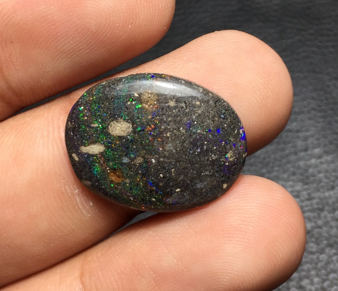 Natural Honduran Matrix Opal Honduran Black Matrix Opal Etsy