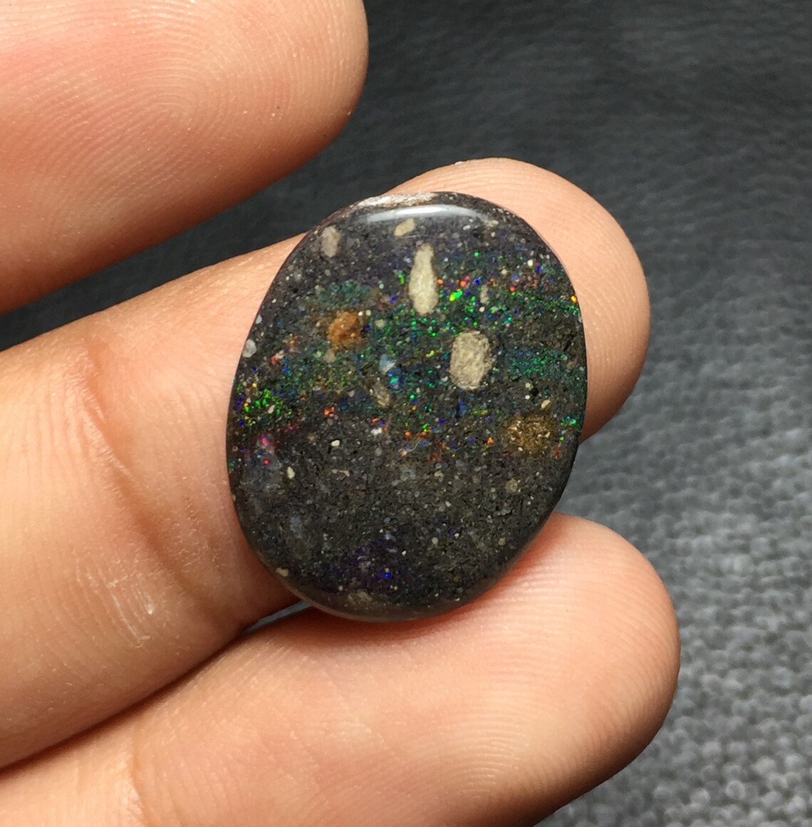 Natural Honduran Matrix Opal Honduran Black Matrix Opal Etsy