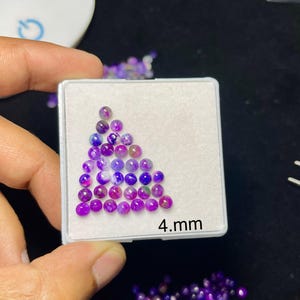 Sugilite Cabochon Lot (34 pc): Pink Purple Sugilite Stones, 11 Carat