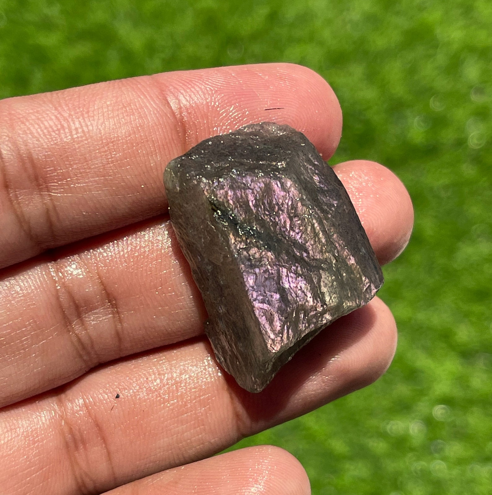 Raw labradorite raw natural purple labradorite real Etsy