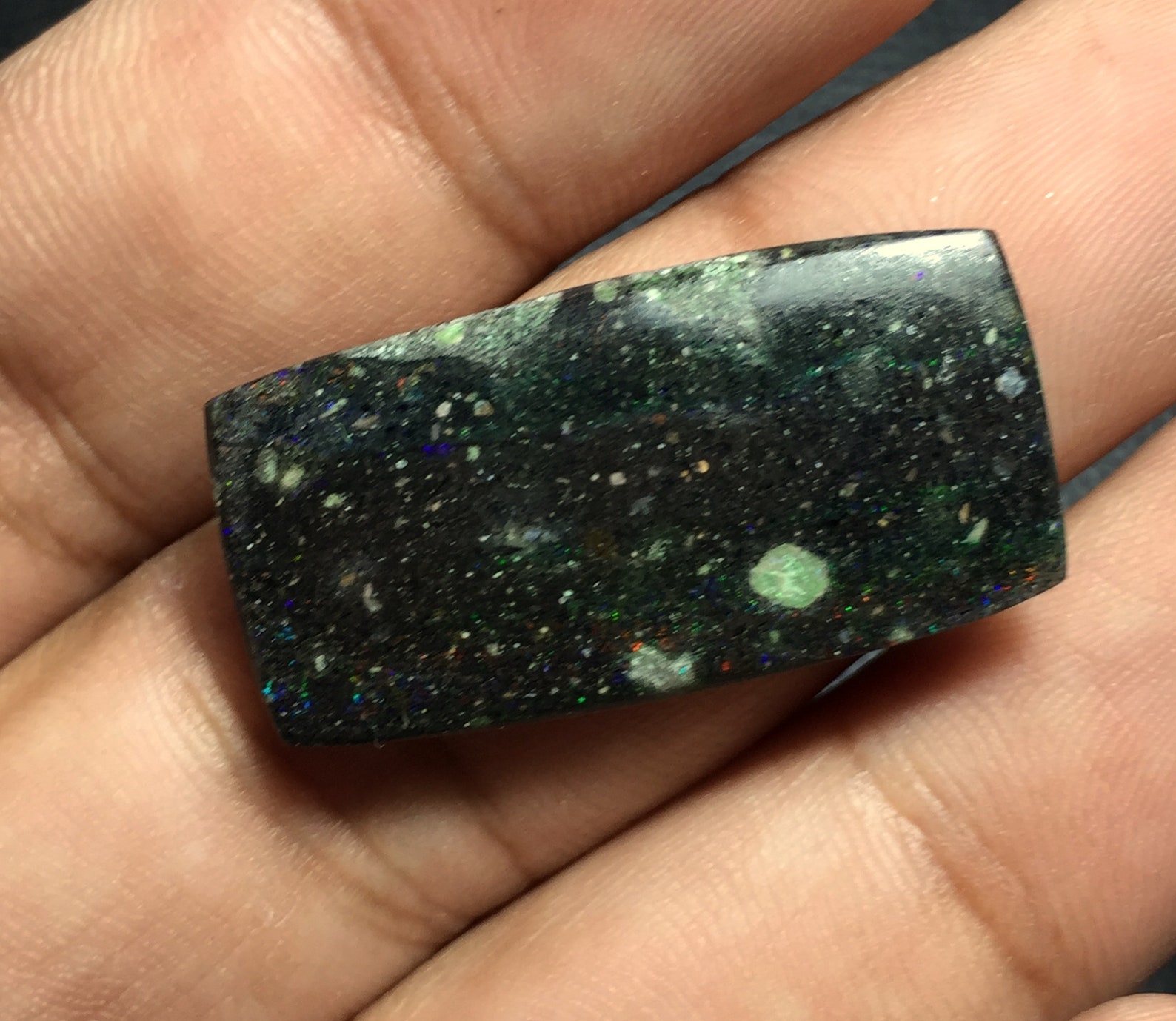 Natural Honduran Matrix Opal Honduran Black Matrix Opal Etsy