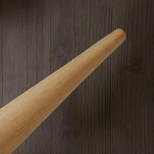 Solid Wood Pastry Roller Modern Diameter 4 Cm Length 50 Cm | Can Be Used For A Long Time With Its Ha