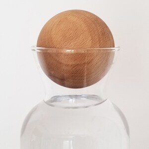 7 Cm Solid Wood Sphere Karaf / Bottle / Jug Cover | Can Be Used For A Long Time With Its Hard And Durable Structure Suitable For Food