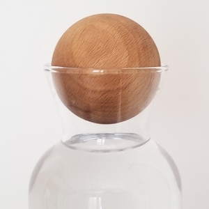 5 Cm Solid Wood Sphere Karaf / Bottle / Jug Cover | Can Be Used For A Long Time With Its Hard