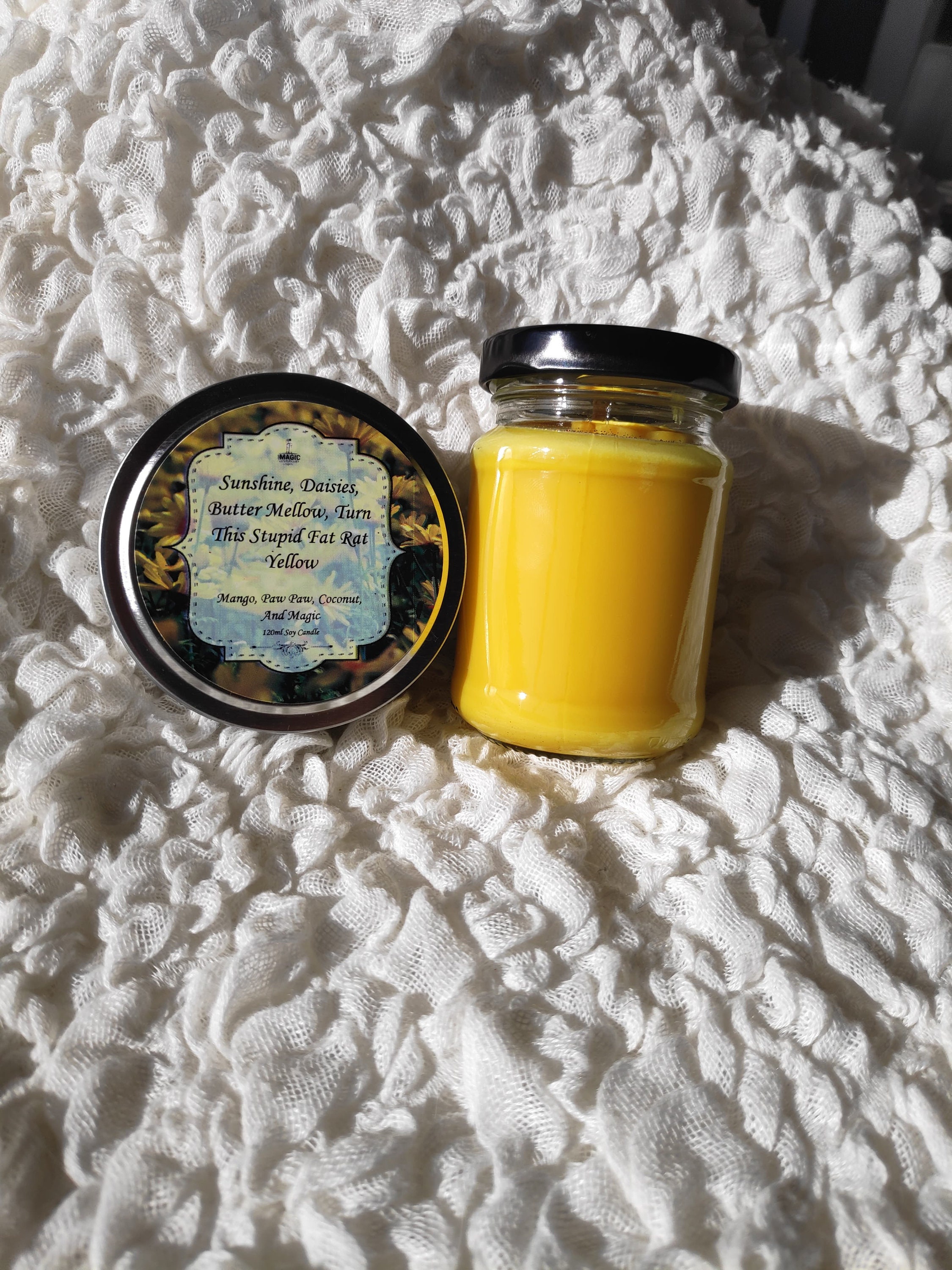 Sunshine Daisies Butter Mellow Soy Candle Etsy
