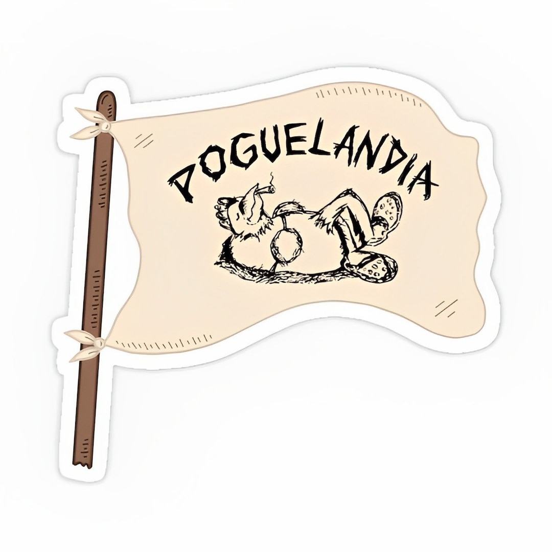 Outer Banks Sticker Poguelandia Flag OBX3 Laptop Water Etsy