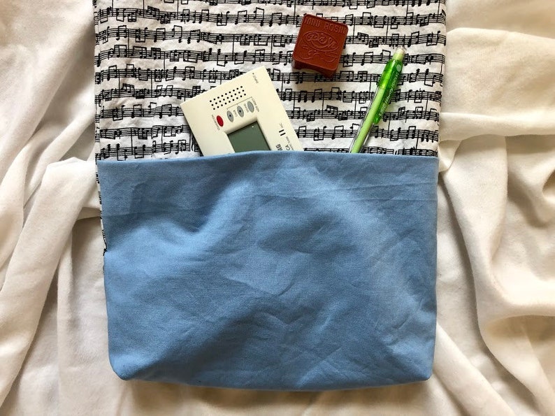 CHOOSE FABRIC Music Book Tote Bag Tote Bag for Music Book Etsy