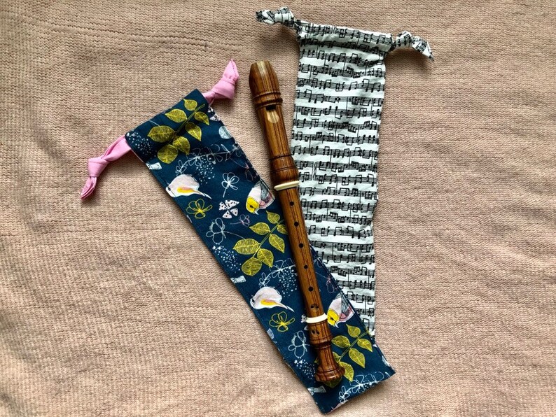 CHOOSE COLOR Soprano Recorder Gig Bag Hand Made Fabric Bag Etsy