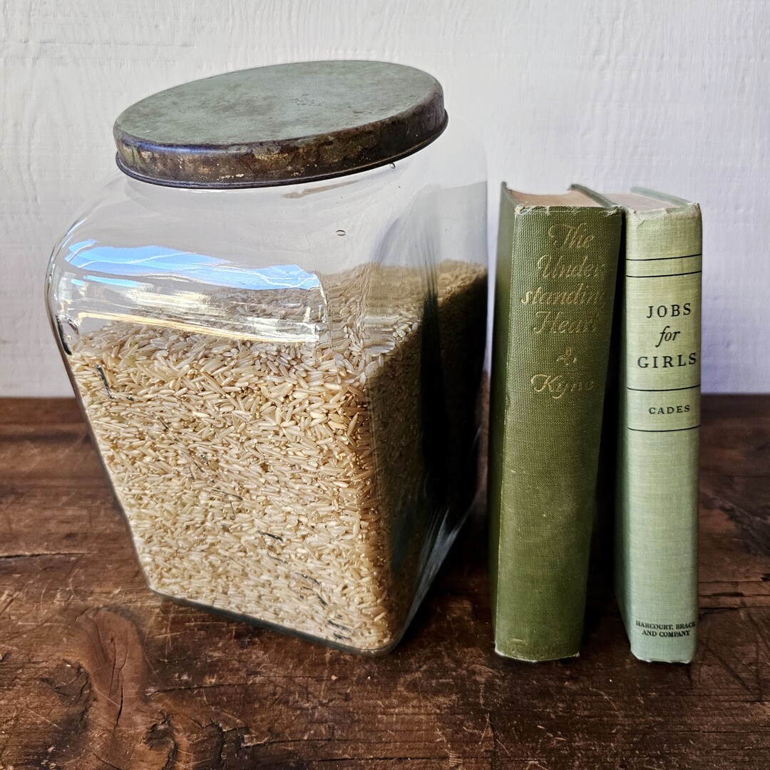 Vintage Glass Planters Peanut Jar. General Store Countertop Jar for Advertising. Etsy