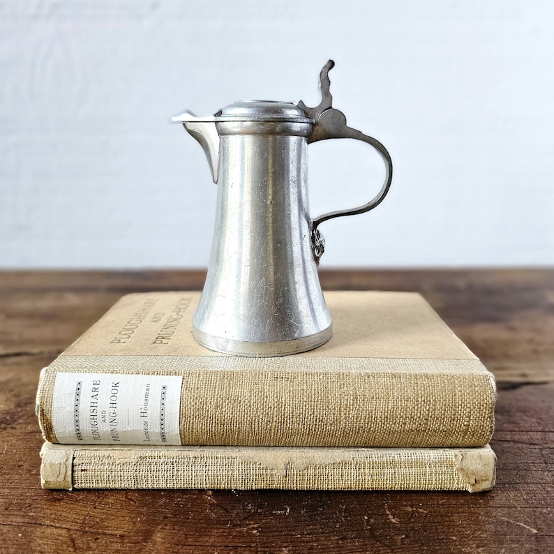 Antique Pewter Syrup Pitcher. - Etsy