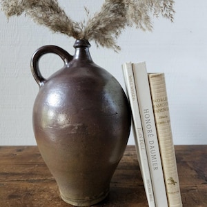 Antique German Wine Jug With Handle.
