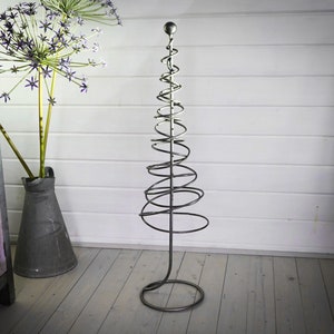 Metal Tree with stand / handmade tree sculpture / home art decoration / indoor sculpture / plant supports / handmade welded art