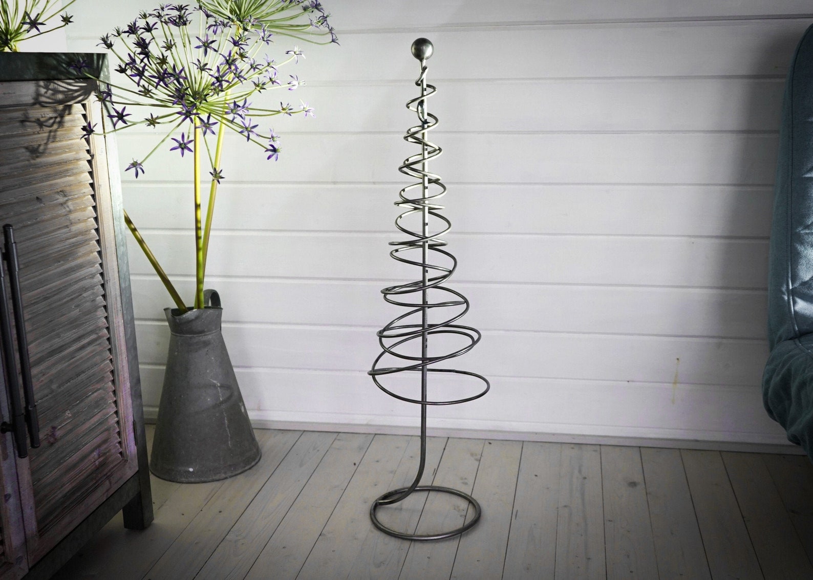Metal Tree With Stand / Handmade Tree Sculpture / Home Art | Etsy UK