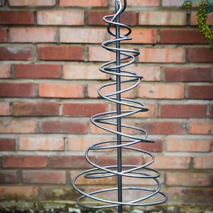 Metal Tree / handmade tree sculpture / garden art decoration / outdoor sculpture / plant supports / handmade welded art afbeelding 7