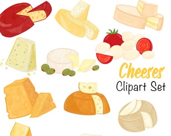 Käse Clipart Set