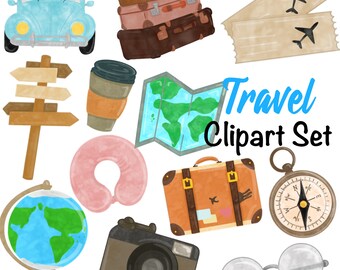 Reise Clipart Set