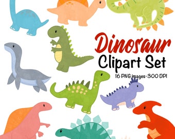 Dinosaurier Clipart Set