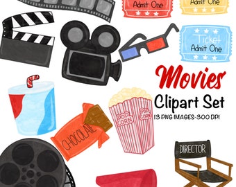 Filme Clipart Set