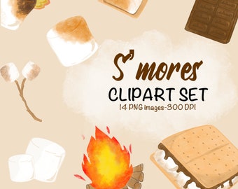 Bonfire smores C41 I Chibi girl I Doodle I Kawaii I Doll I Hand made I Choice of skin and hair I Functional I Custom I Hand drawn