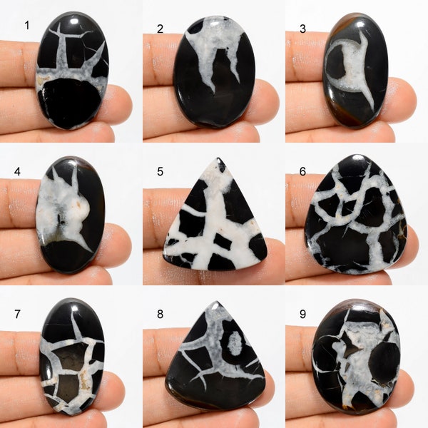 Natural Septarian Gemstone Beautiful Designer Septarian Gronates Cabochon Septarian Loose Gemstone For Making ( Stone As Picture Jewelry