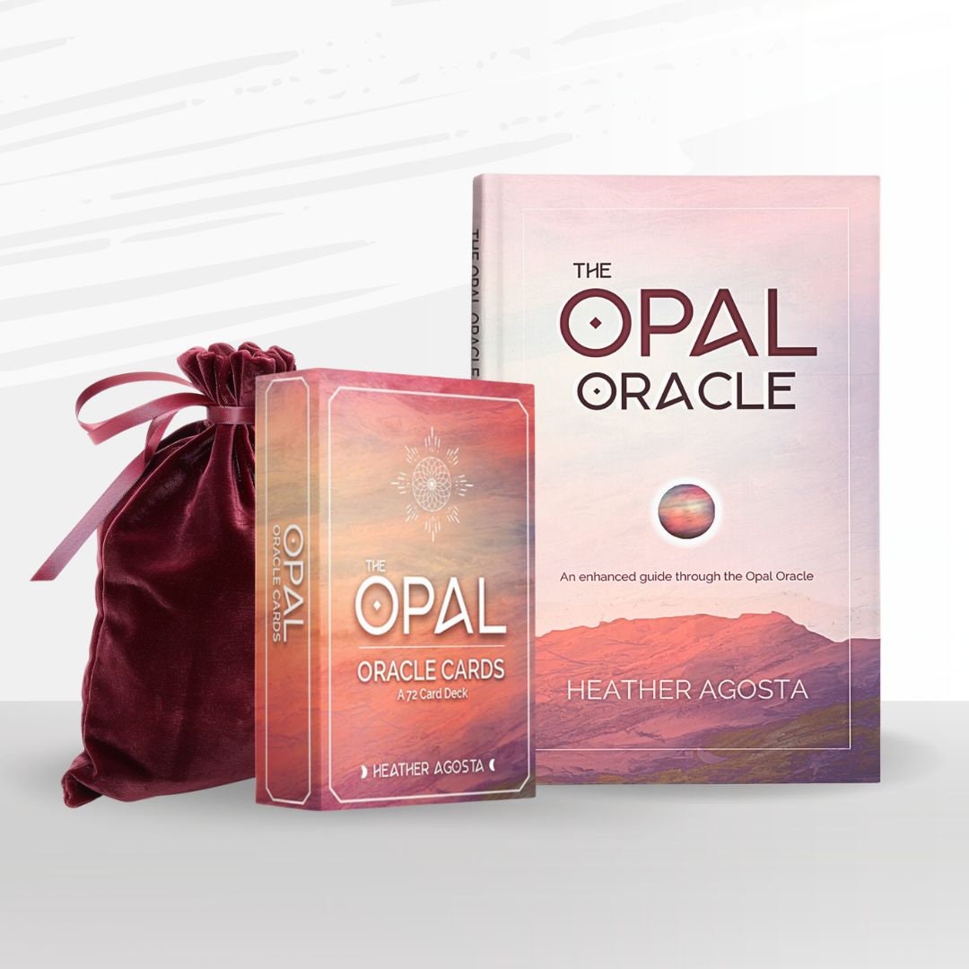 Opal Oracle Card Deck & Companion Book Bundle (Print Edition)