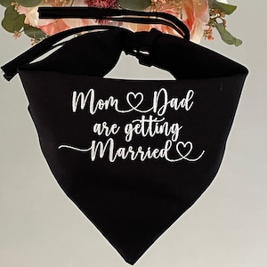 Wedding dog Bandana| My humans are getting Married| Engagement party| Announcement ceremony| pet accessory|  gift bride