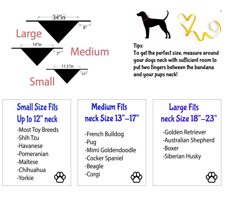 Personalized Plaid Dog Bandana: Embroidered Fall Pet Scarf - Etsy