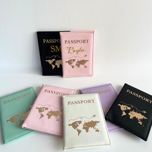 Personalized PU Leather Passport Cover: Custom Travel Gift