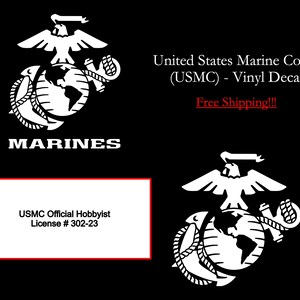 USMC Eagle Globe and Anchor (EGA) Vinyl Decal - Etsy